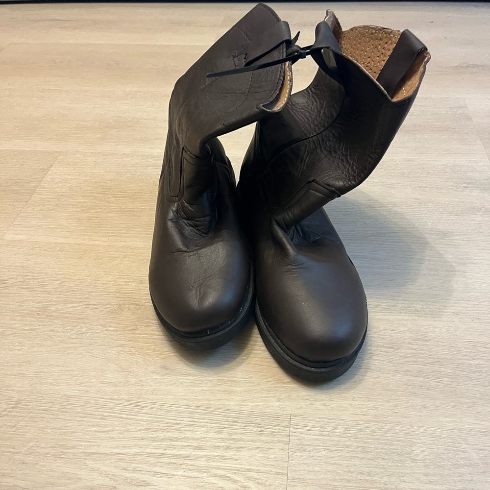 Brown Leather Boots